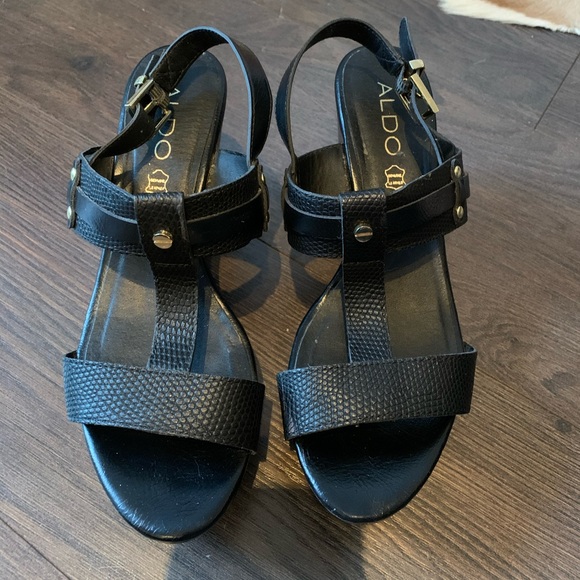 Aldo wedge sandals - Picture 2 of 4